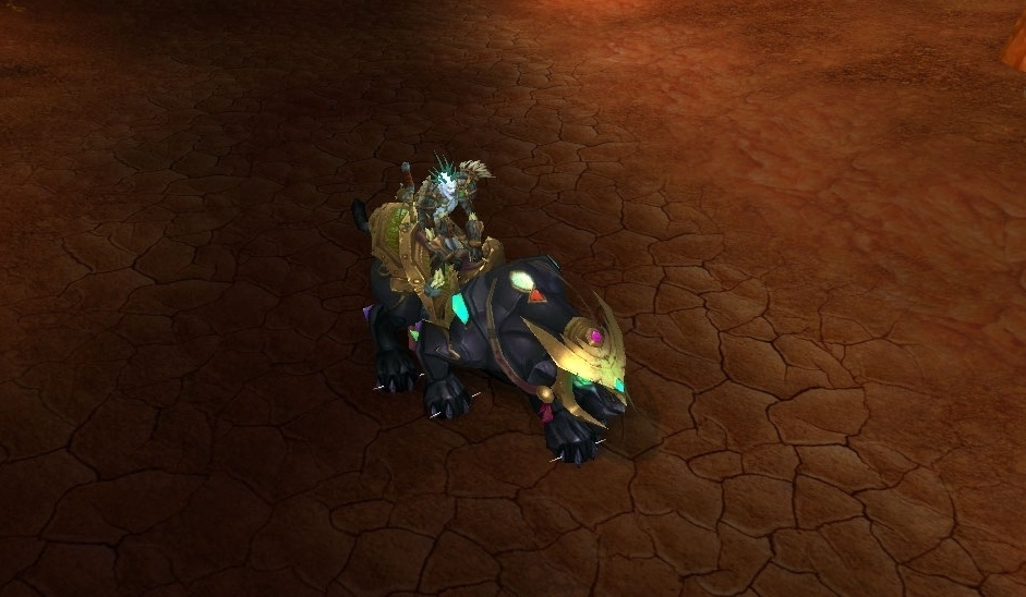 MOP Mounts - Jeweled Onyx Panther